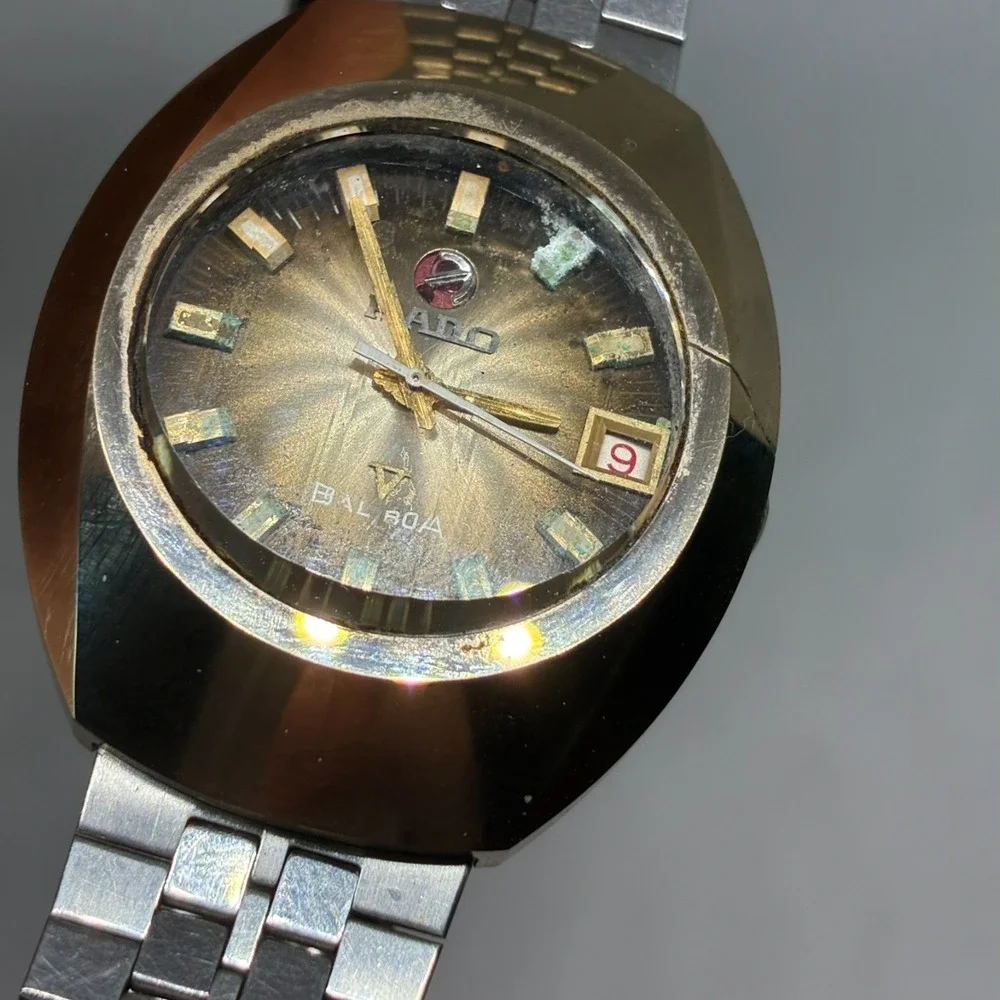 Vintage Rado Balboa V Great Automatic Swiss Men's Watch -RUNNING! READ!